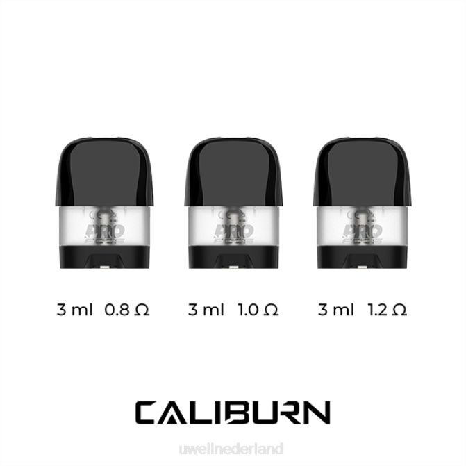 FXZZ45 UWELL CALIBURN X vervangende peulen | 2-pack - caliburn vape review 3 ml lege padcartridge